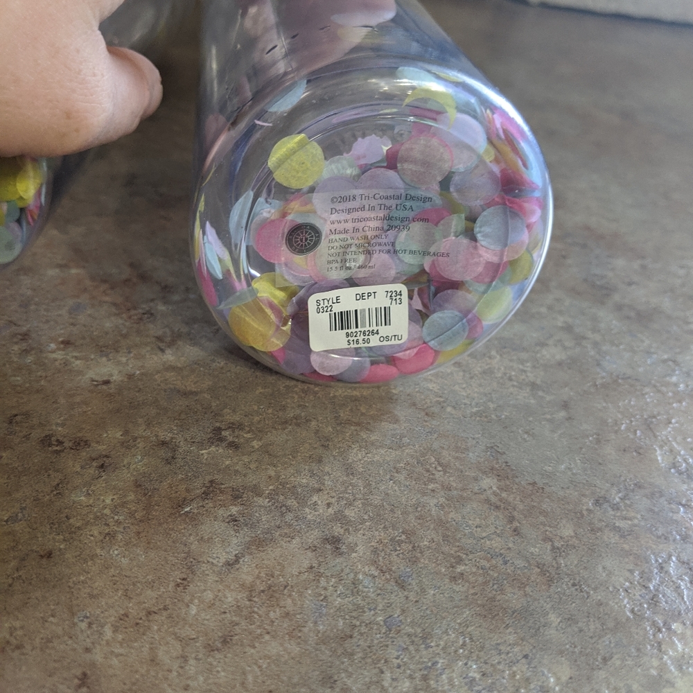 2 Confetti Cups - Picture 3 of 3